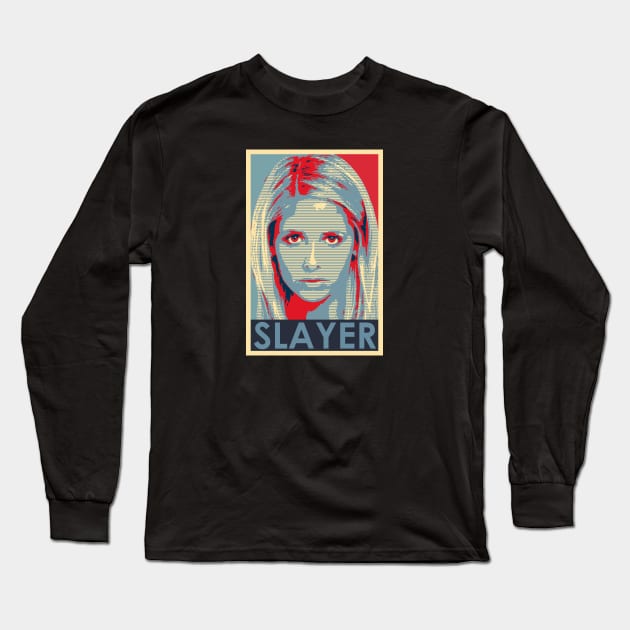 Slayer Long Sleeve T-Shirt by nickbeta